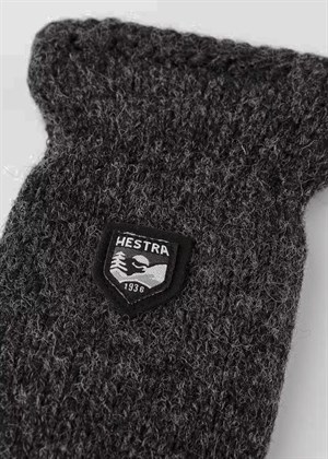 Basic wool mittens Charcoal Hestra